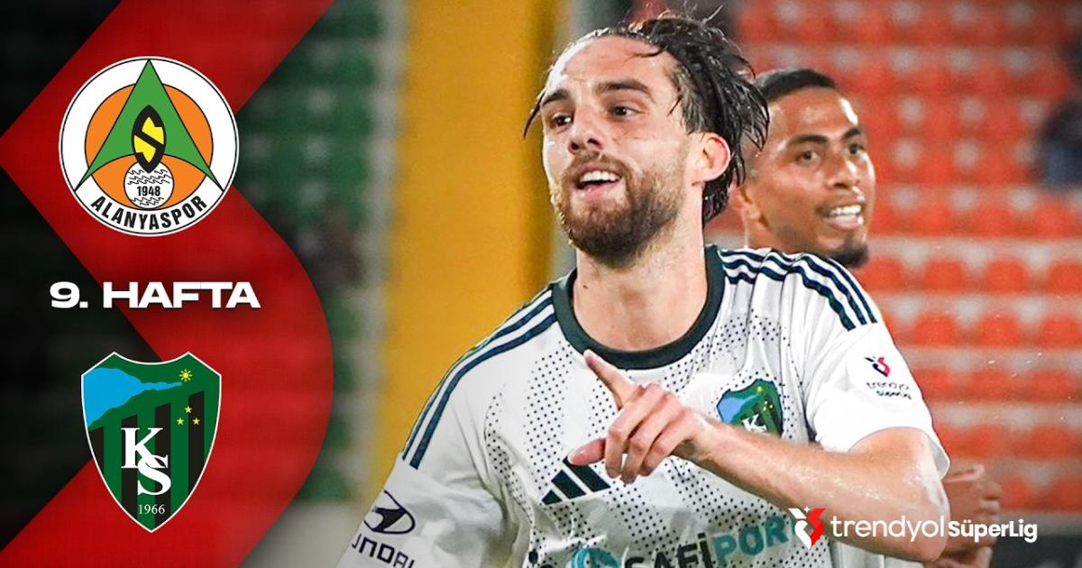 ملخص المباراة Alanyaspor × Kocaelispor