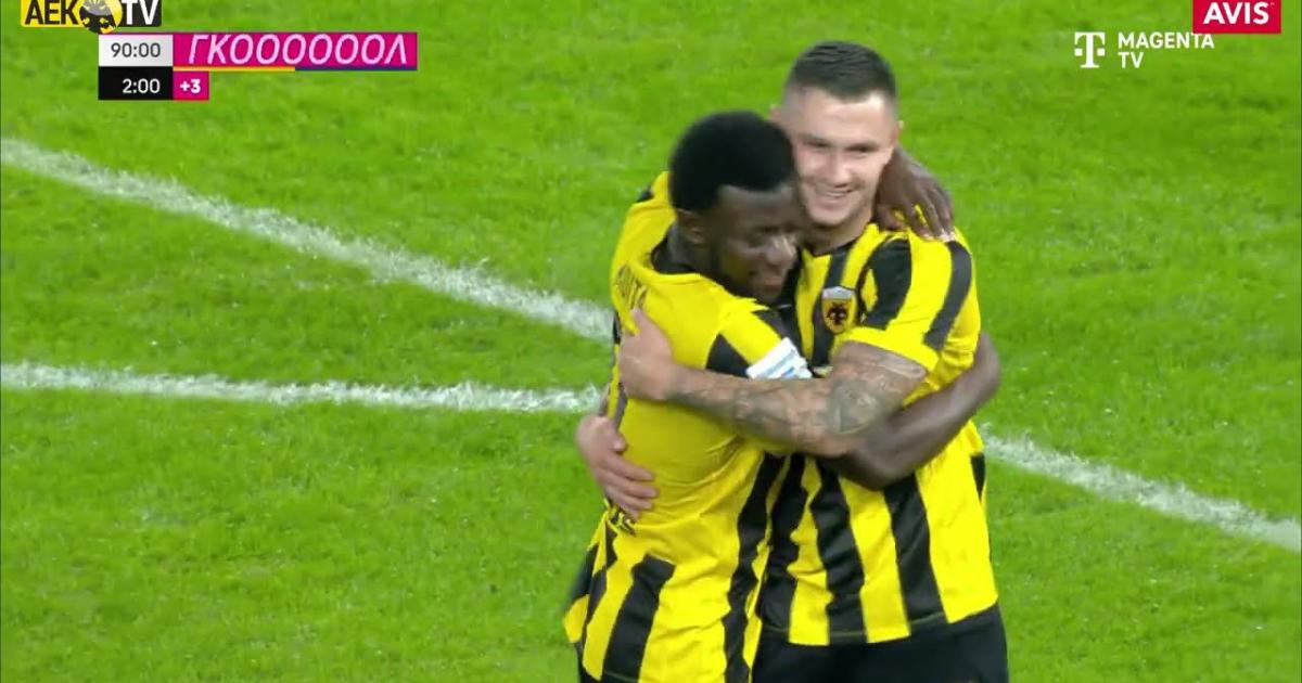 ملخص المباراة AEK × Panaitolikos