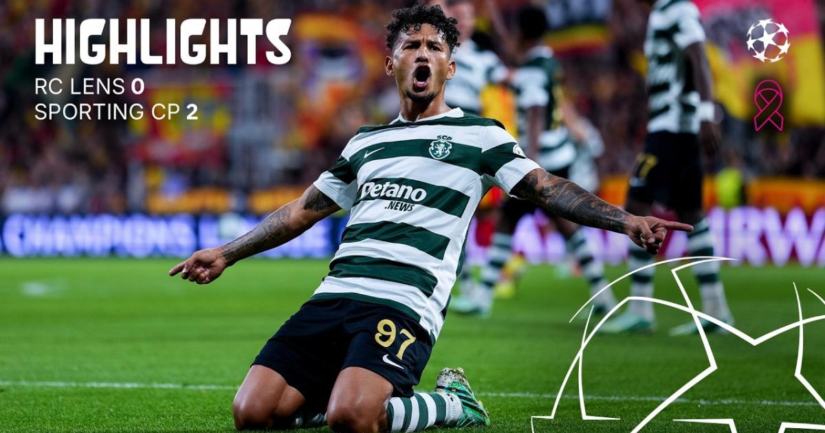 ملخص المباراة لانس × Sporting