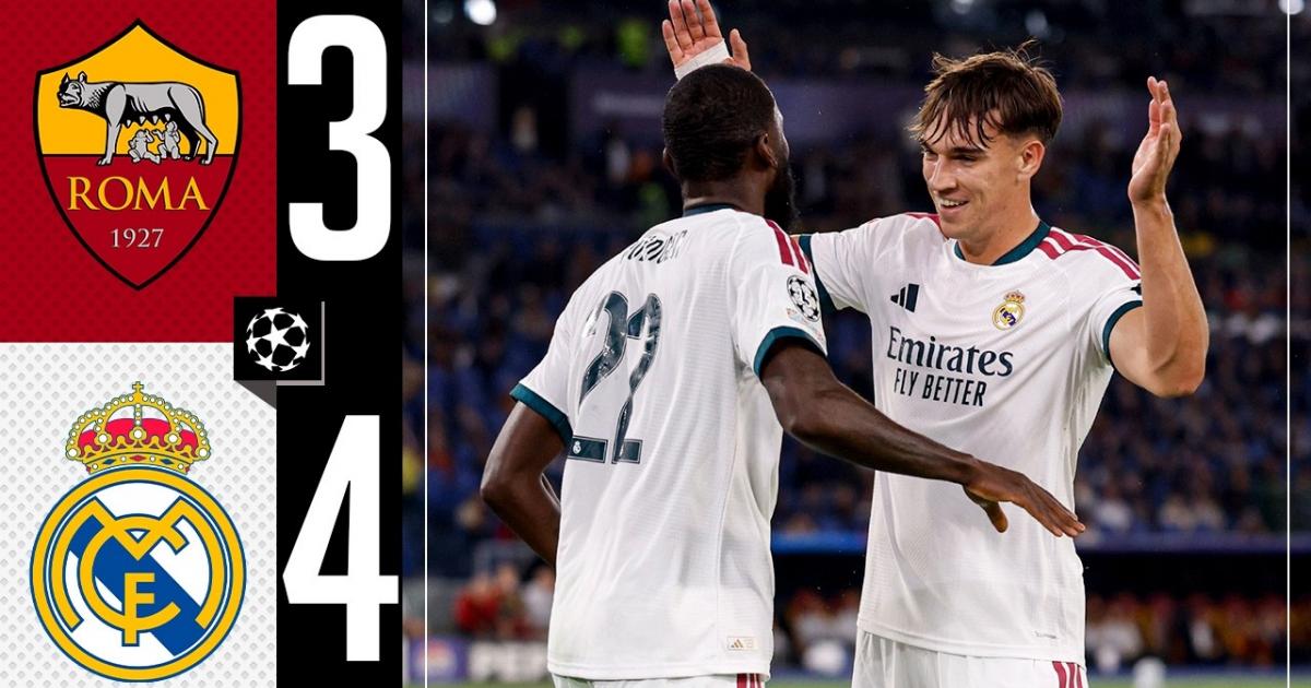 ملخص Roma - Real Madrid