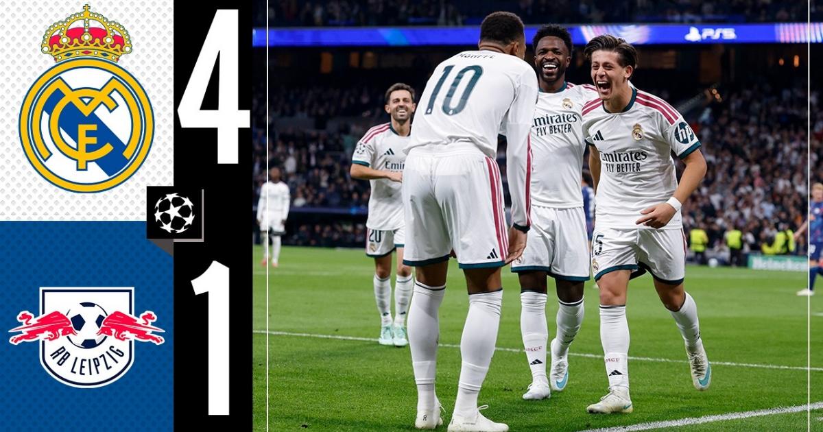 ملخص Real Madrid - RB Leipzig