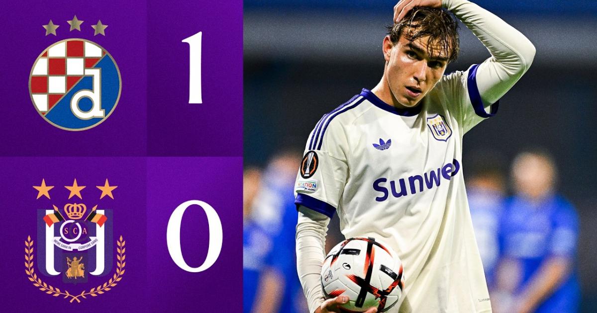 ملخص Dinamo Zagreb - Anderlecht