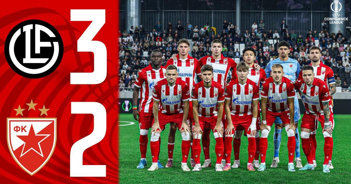 ملخص المباراة Lugano × Crvena Zvezda