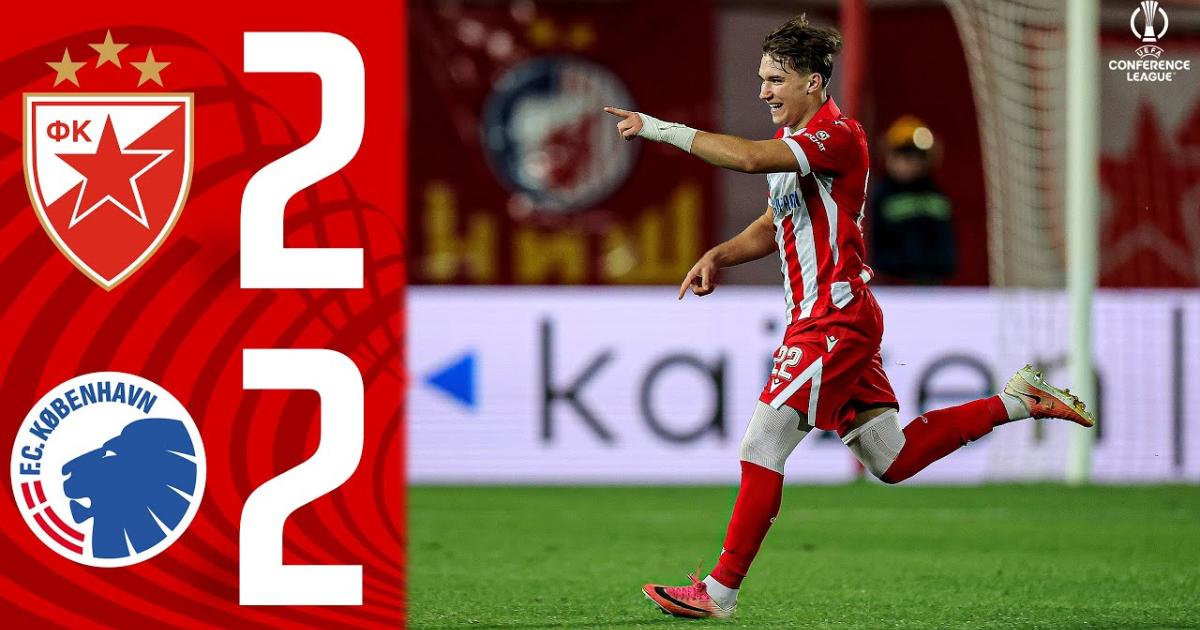 ملخص المباراة Crvena Zvezda × FC Kobenhavn
