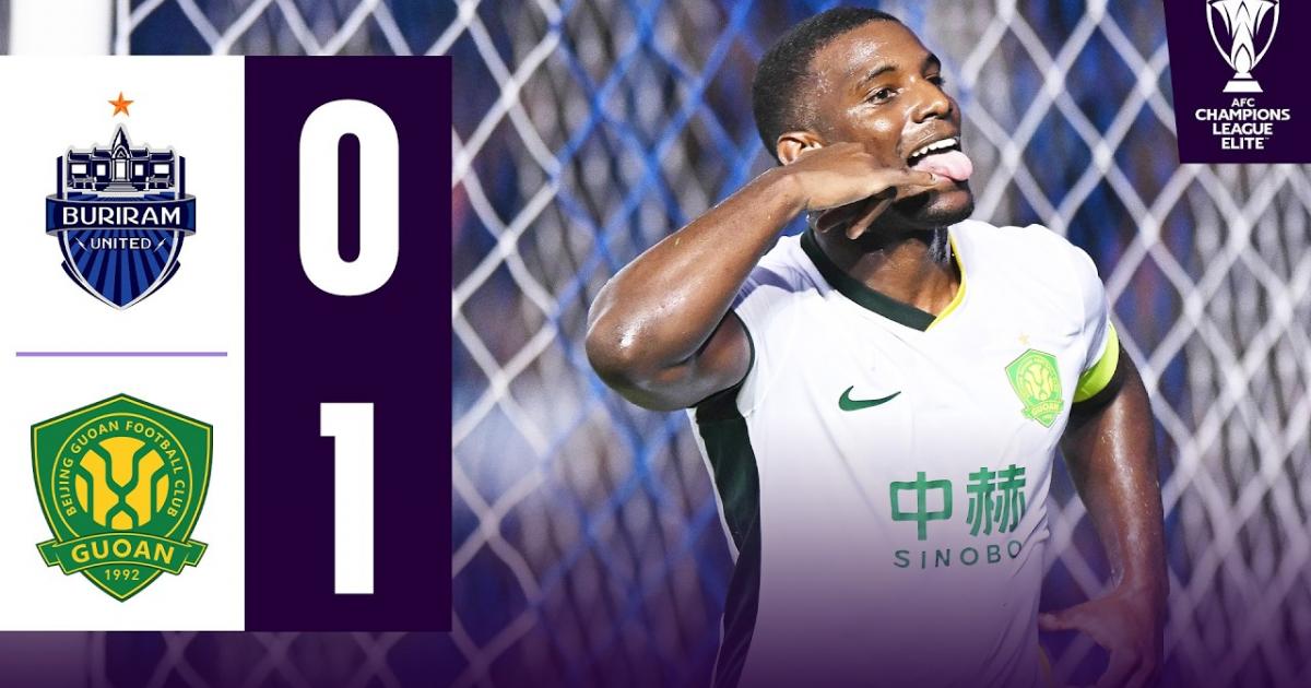 ملخص المباراة بوريرام يونايتد × Beijing Guoan