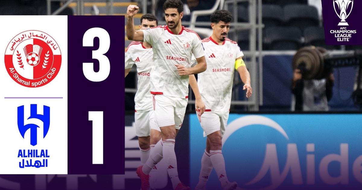 ملخص المباراة الشمال × Al Hilal Riyadh