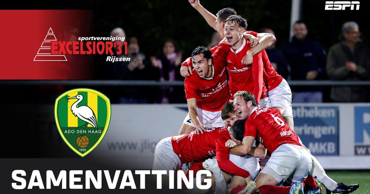 ملخص المباراة Excelsior 31 × ADO Den Haag