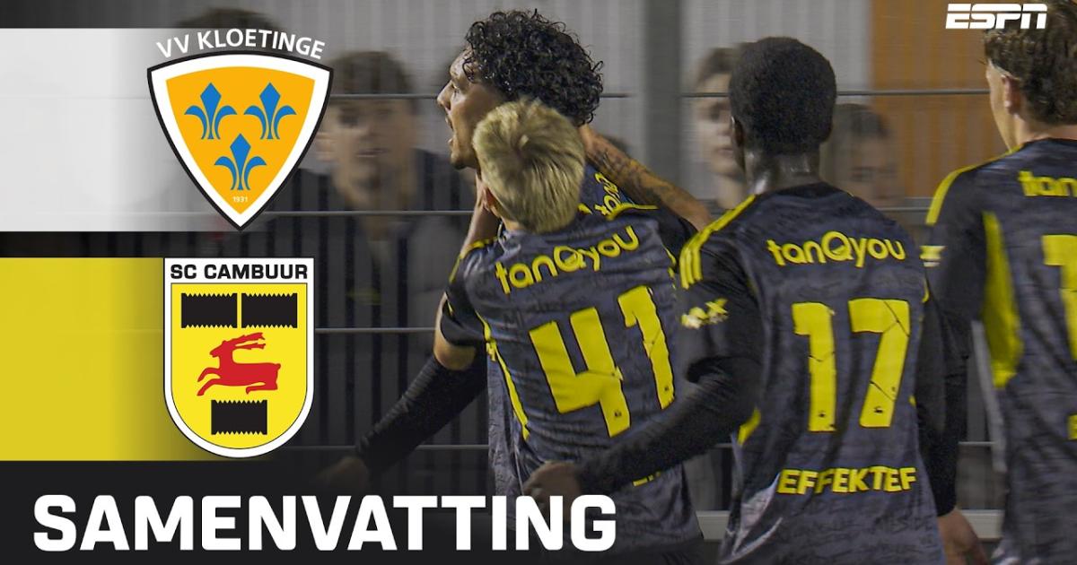 ملخص Kloetinge - Cambuur Leeuwarden
