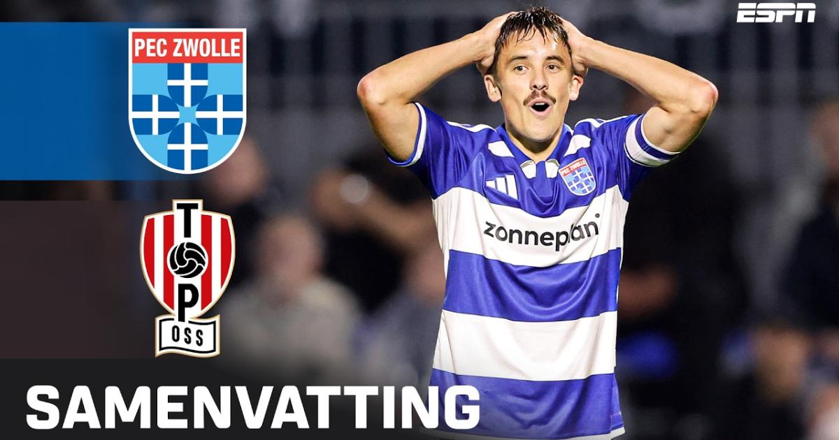 ملخص المباراة Zwolle × FC Oss