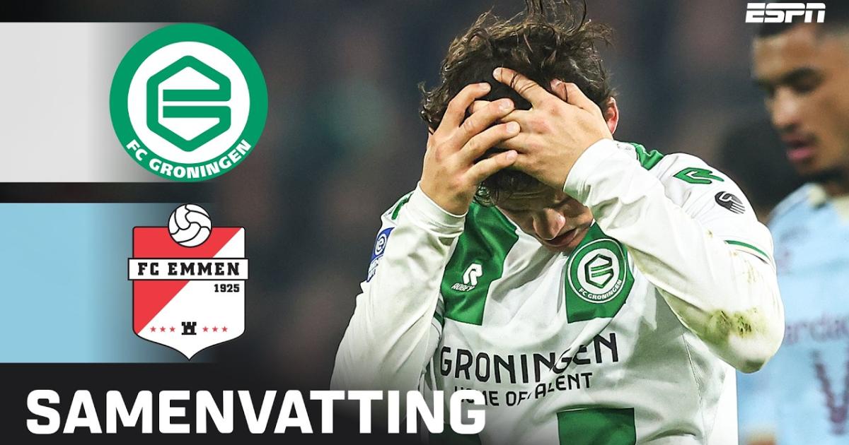 ملخص المباراة Groningen × Emmen