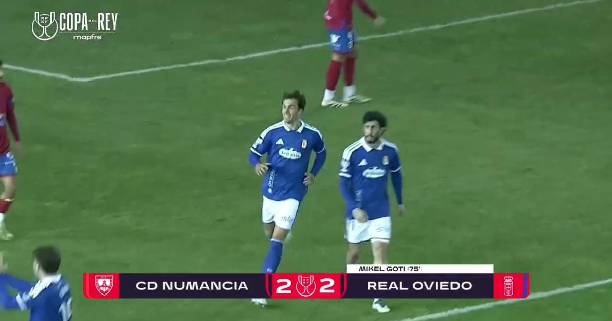 ملخص المباراة Numancia × Oviedo