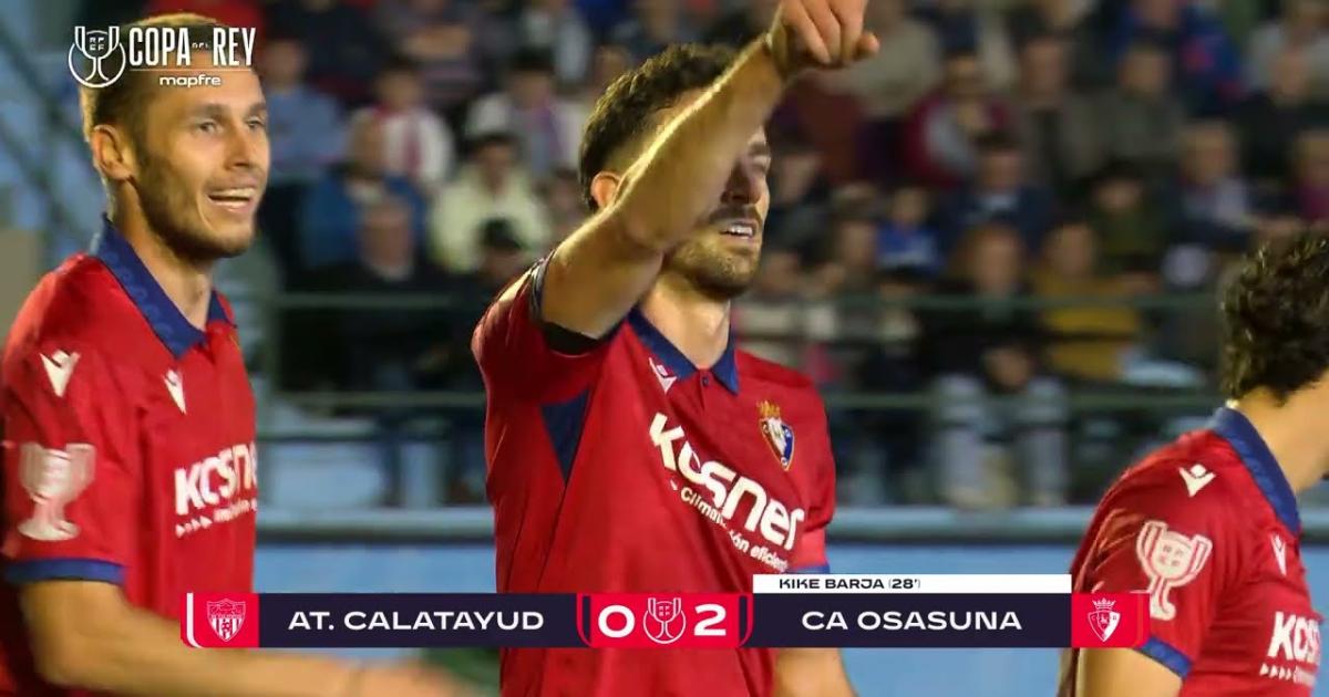 ملخص المباراة Atletico Calatayud × أوساسونا