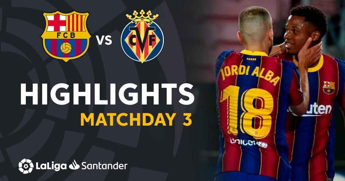Barcelona Vs Villarreal Livescore And Live Video Spain La Liga Scorebat Live Football