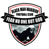 Black Man Warrior logo